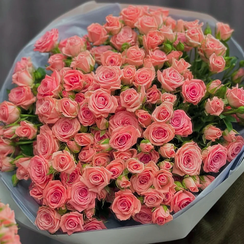 25 кустовых роз