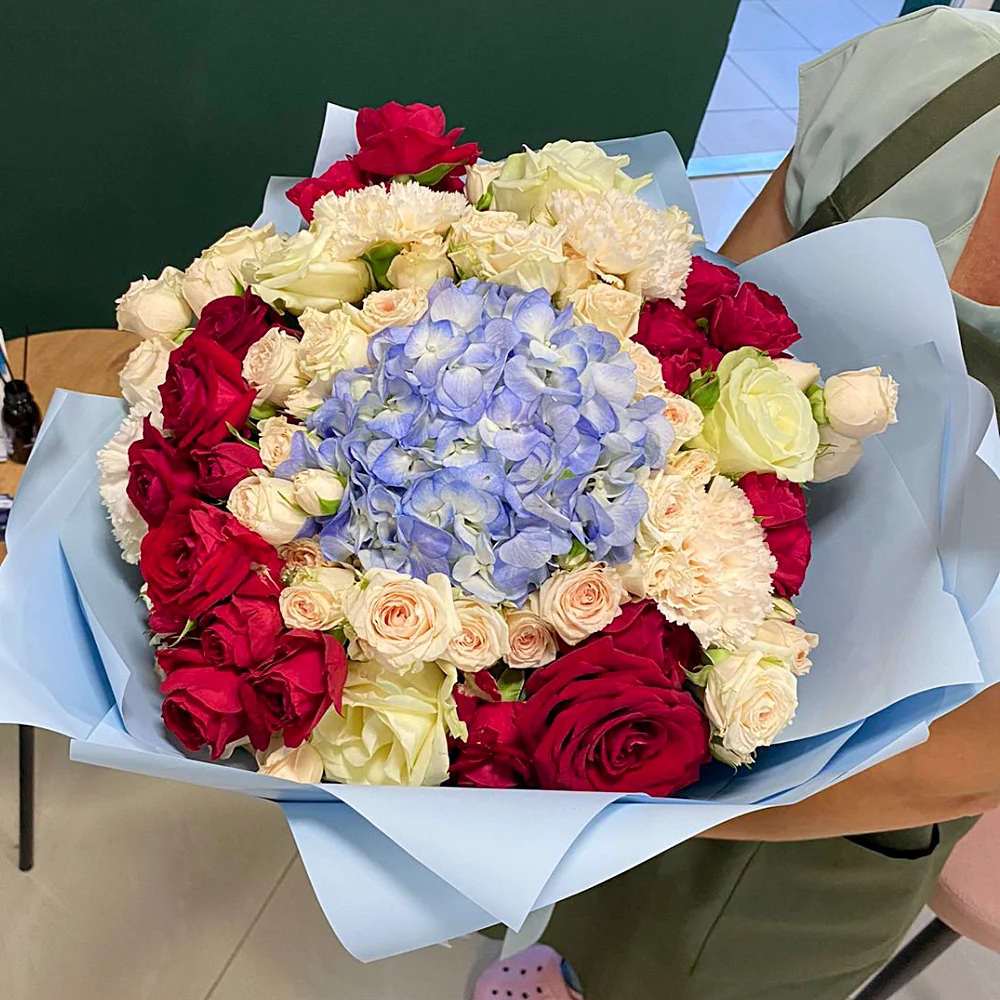 Цветы тренеру