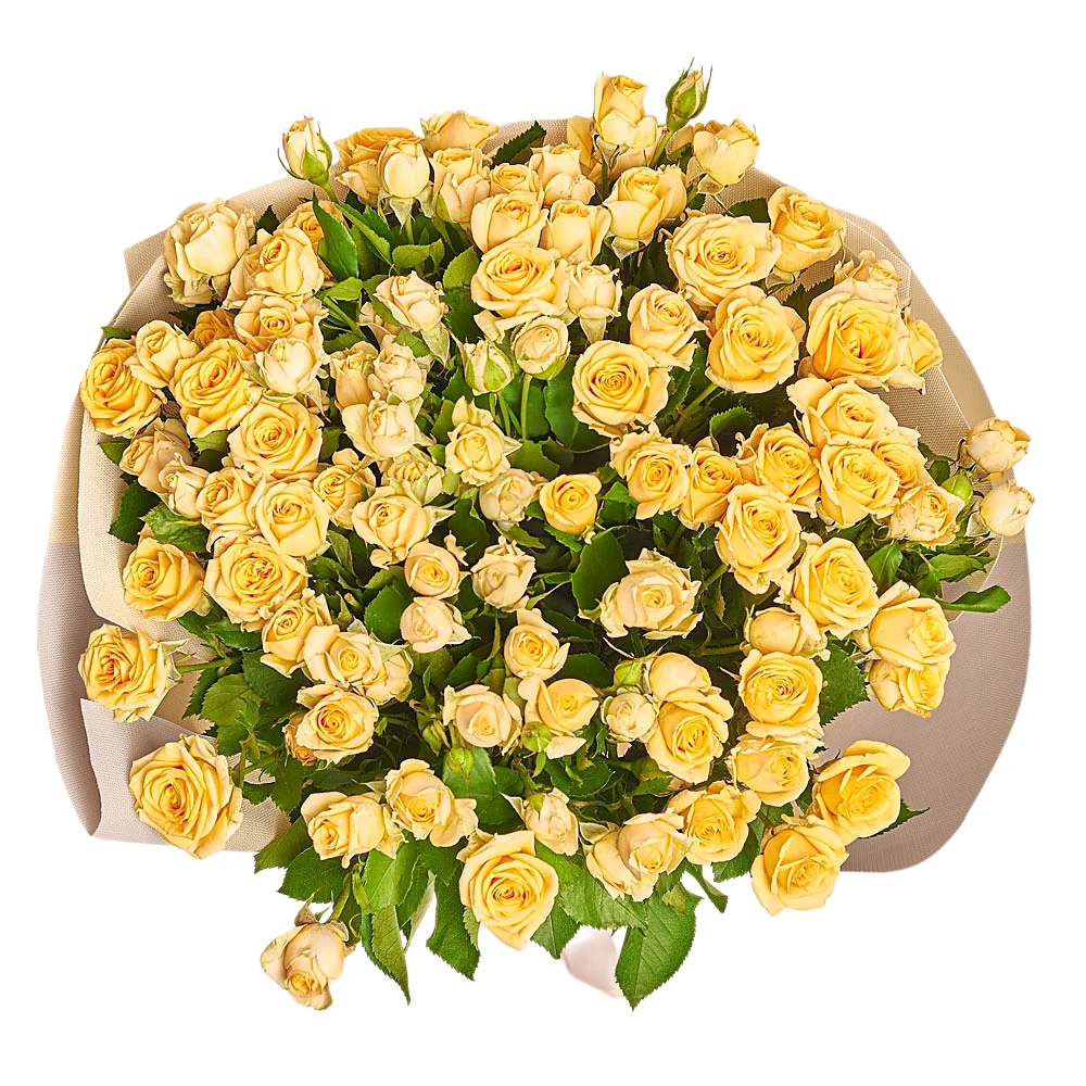 21 чайная кустовая роза