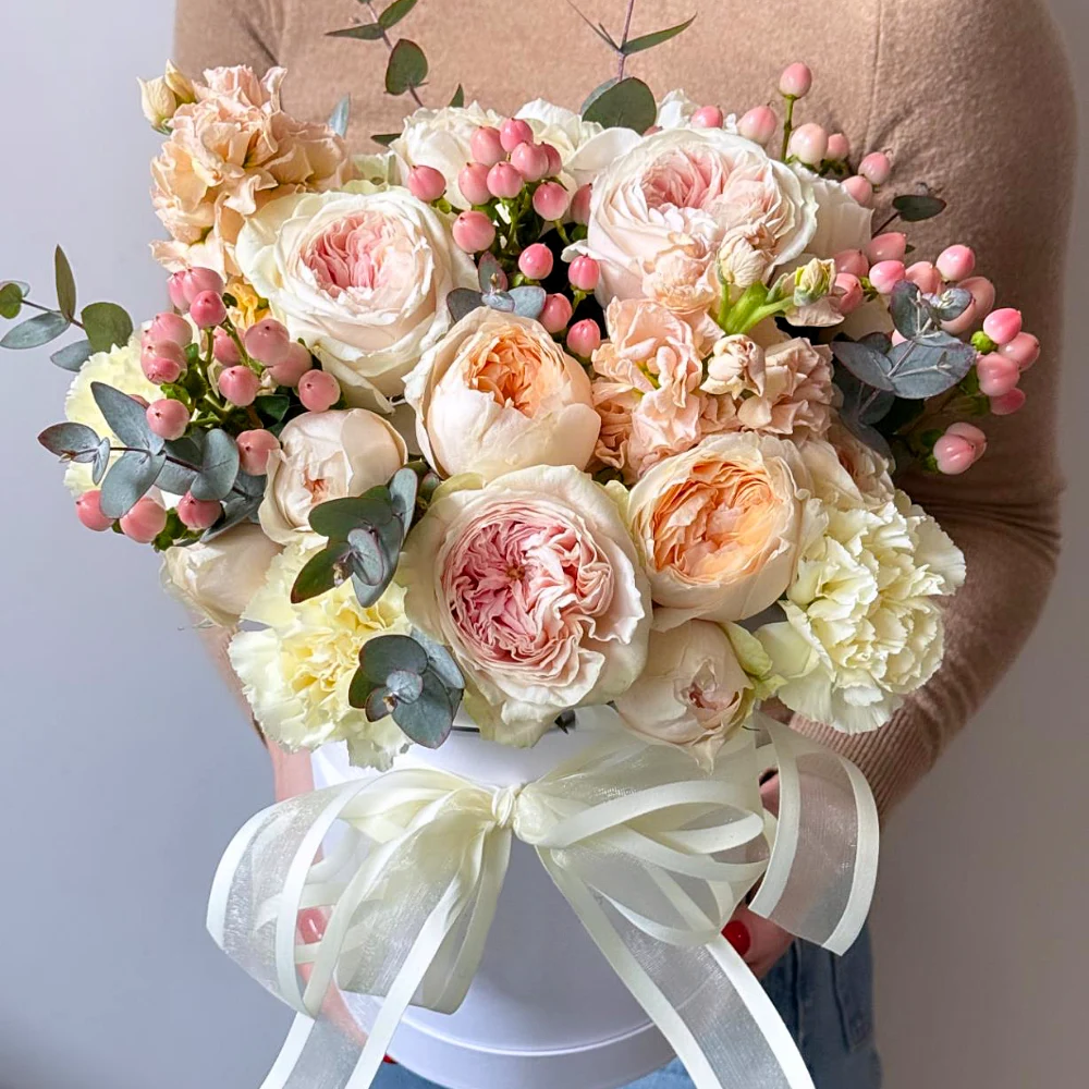 Цветы в коробке 