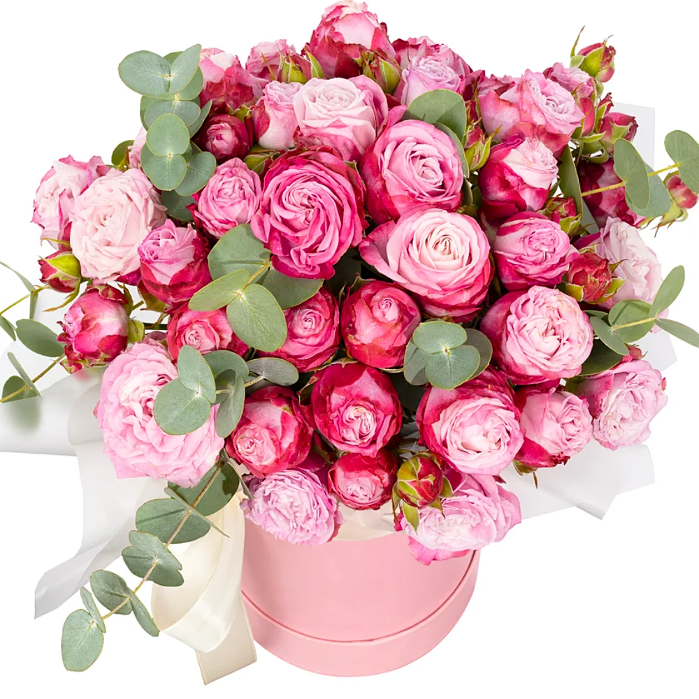 Цветы в коробке