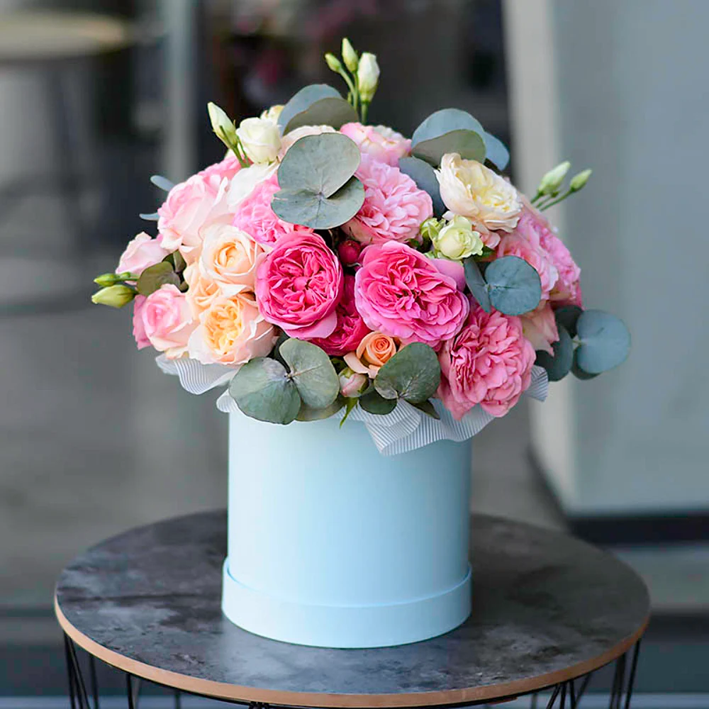 Цветы в коробке 