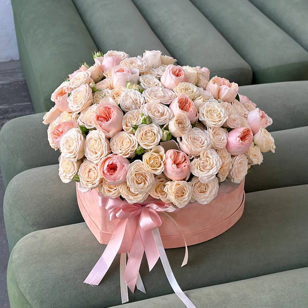 Цветы в коробке