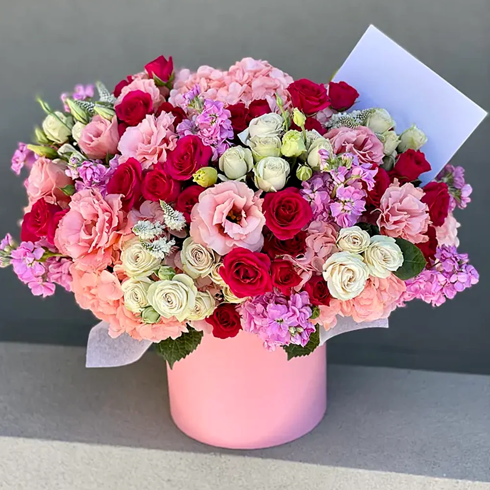 Цветы в коробке