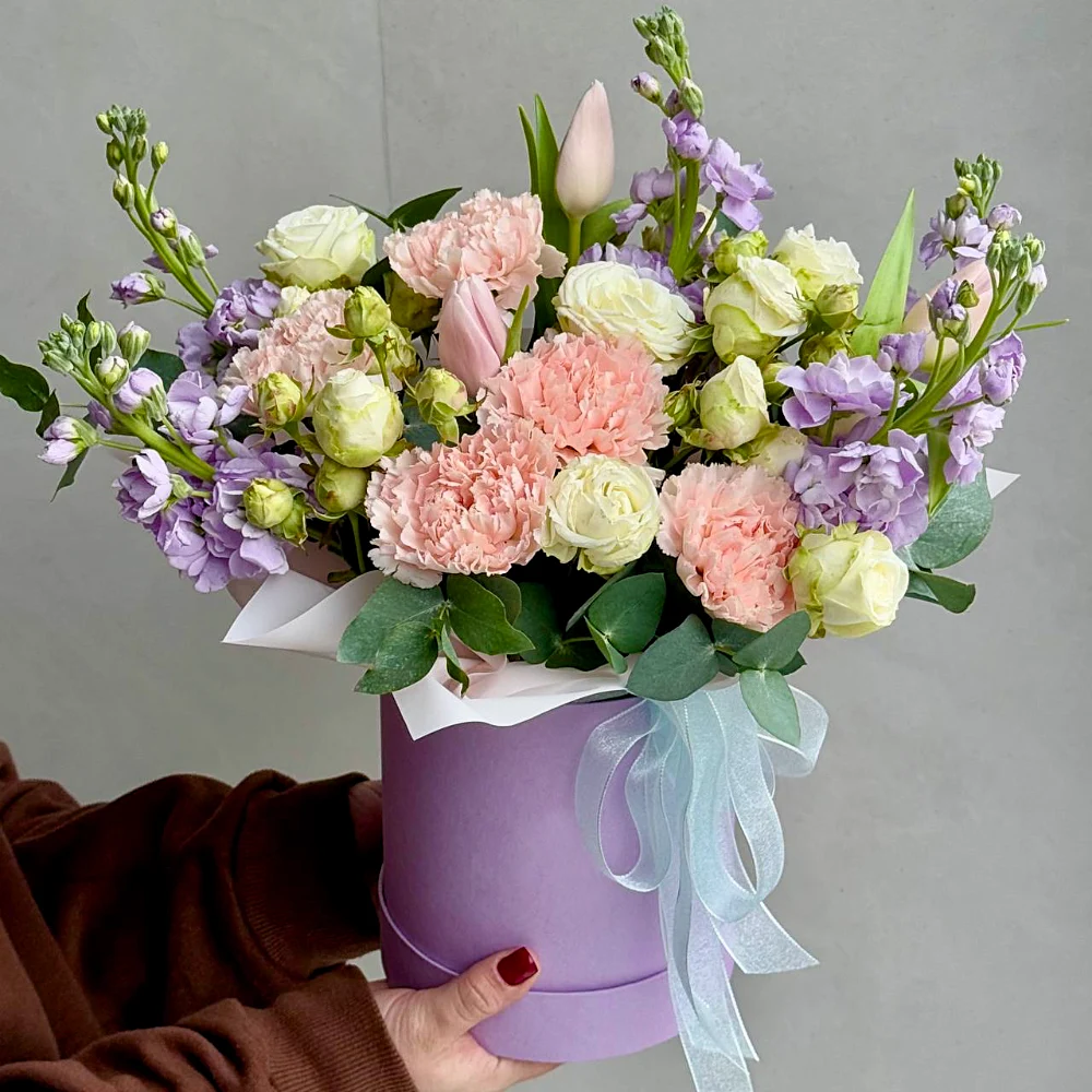 Цветы в коробке 