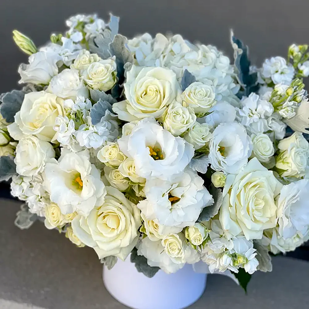 Цветы в коробке