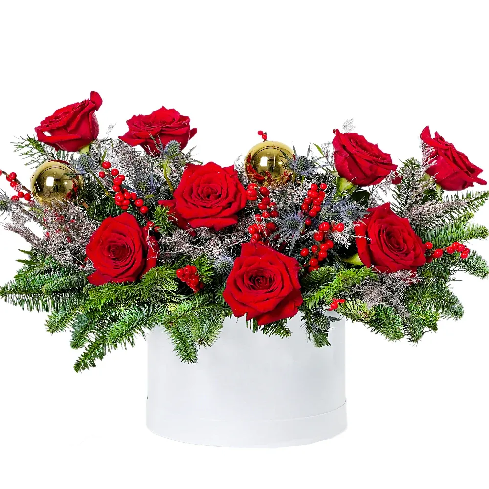 Композиция в шляпной коробке