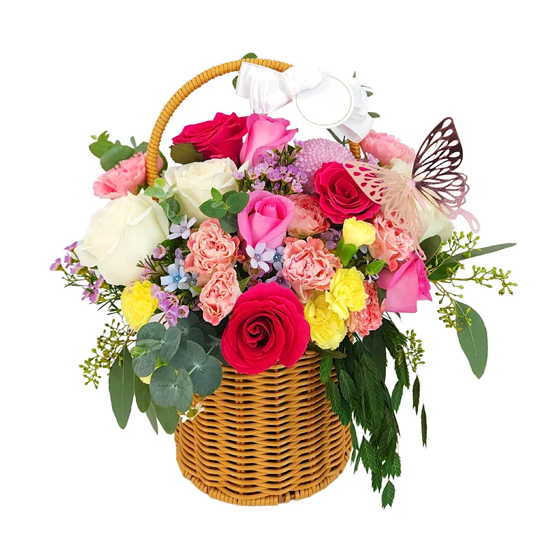 Корзина с цветами