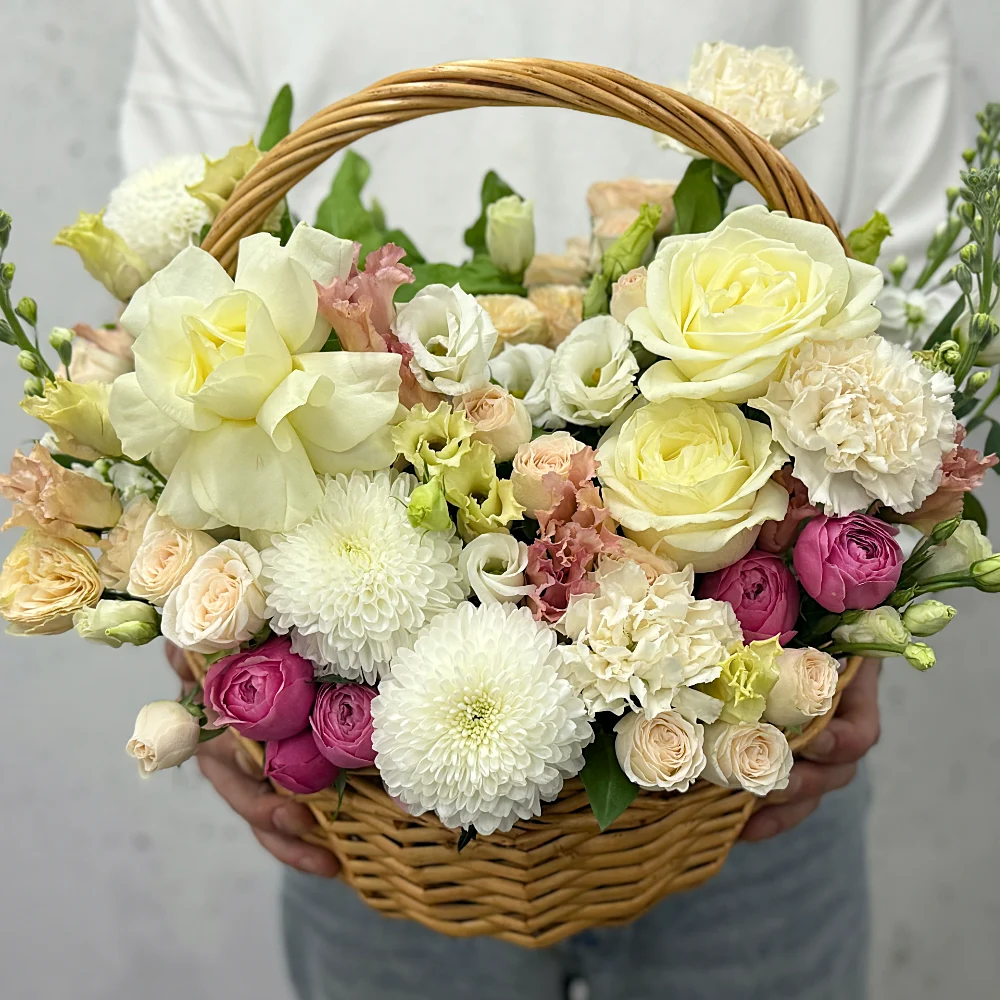 Корзина с цветами