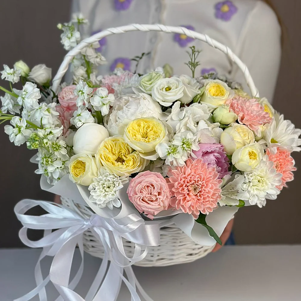 Корзина с цветами 