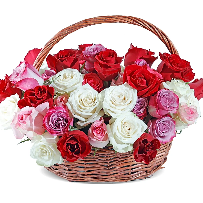 Корзина с цветами