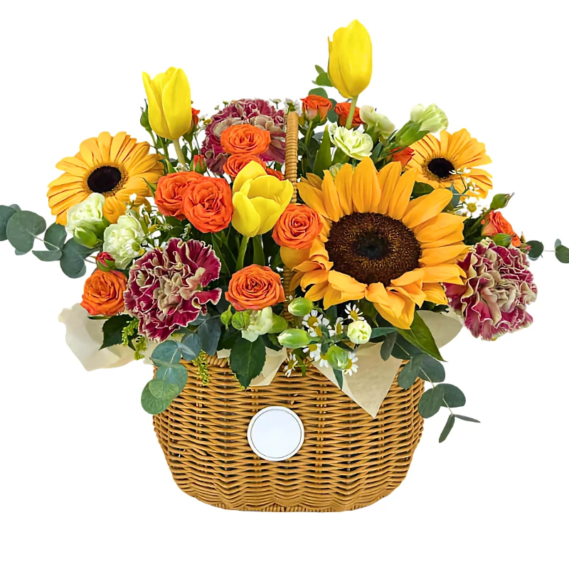 Корзина с цветами