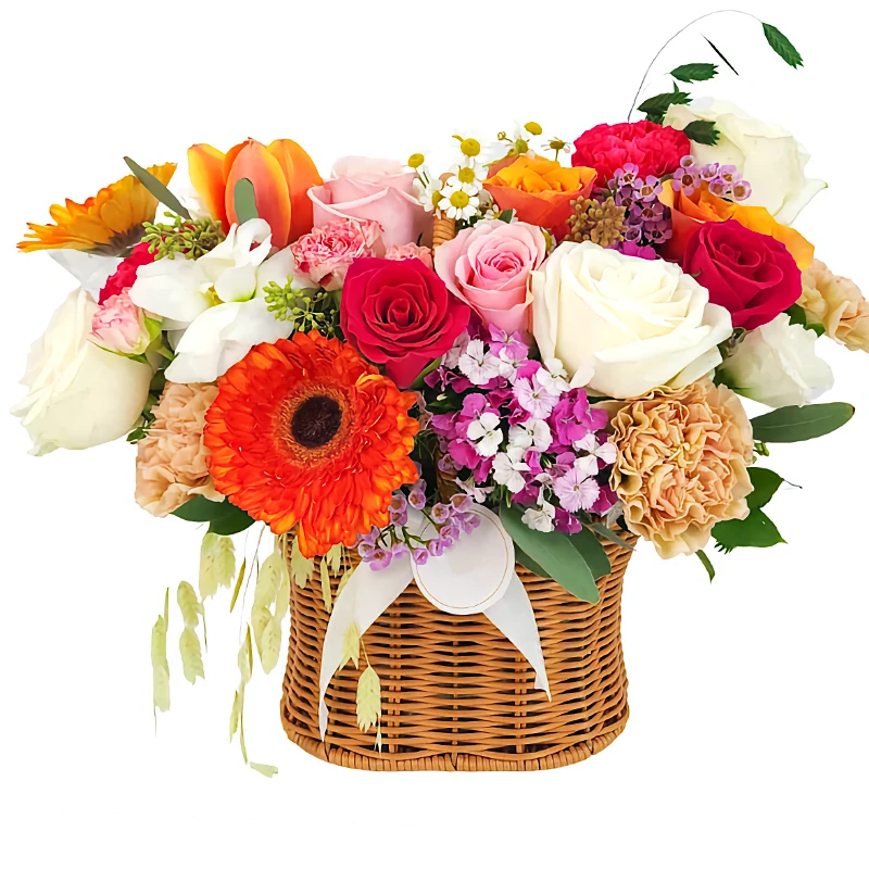 Корзина с цветами