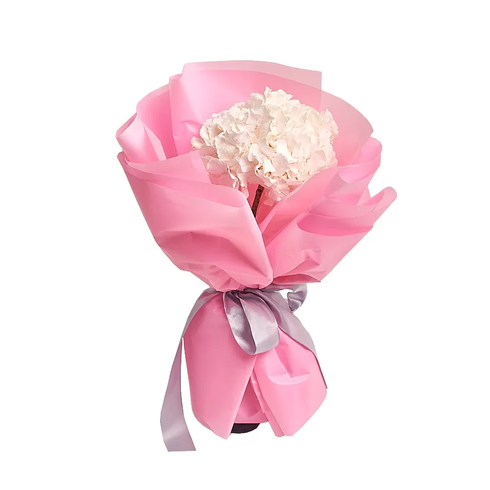 Моно-букет из 1 белой гортензии